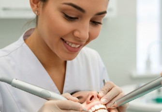 Teeth cleaning service